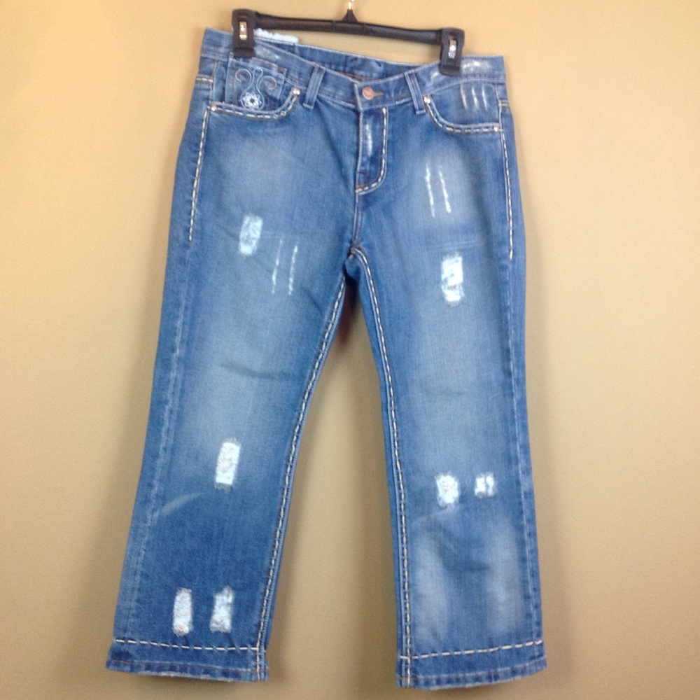 People of the World cropped jeans